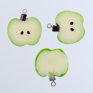 チャーム 梨 縦切りにした梨調 10個 チャー...の詳細画像1