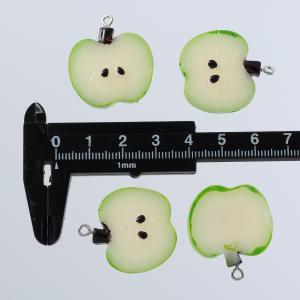 チャーム 梨 縦切りにした梨調 10個 チャー...の詳細画像3