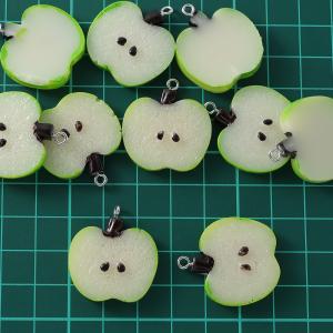 チャーム 梨 縦切りにした梨調 10個 チャー...の詳細画像4