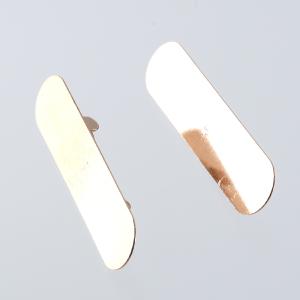 ブローチピン 台座 付き ゴールド KC金 4...の詳細画像2