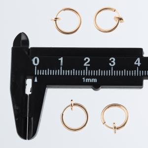 フープ イヤリング パーツ ゴールド KC金 ...の詳細画像3