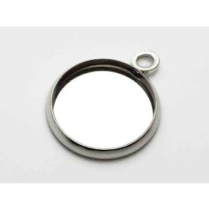 ミール皿 12mm シルバー 丸 20枚 カン...の詳細画像1