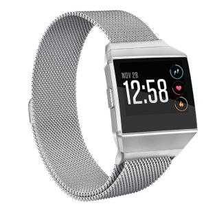 Fitbit ionic ハンド ステンレスベルト ウォッチベルト 交換ベルト  腕時計ハンド シルバ