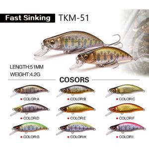 TKクランク38 バス用 クランクベイト ルアー ラトル入り ブラックバス