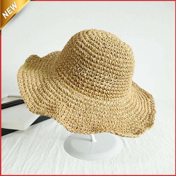 帽子 麦わら帽子 レディース 畳めるハット UVカット 日よけ 紫外線 99％カット ハット 折りた...
