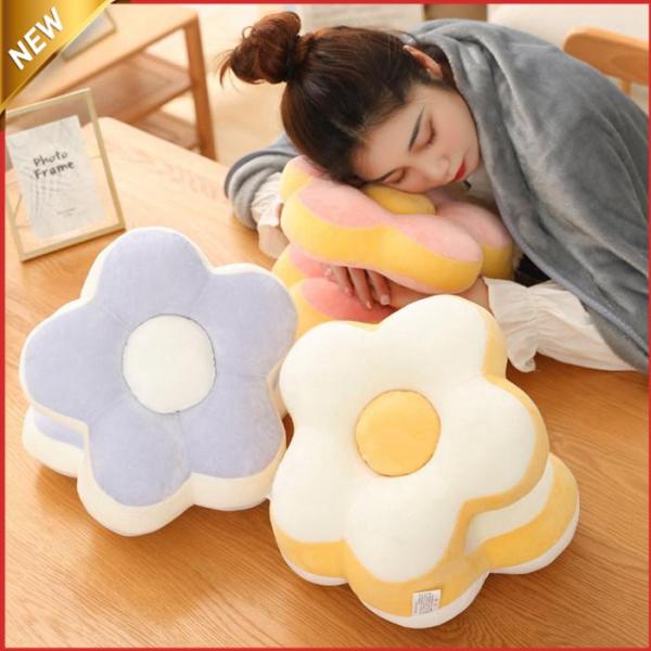 うつぶせ枕 昼寝枕 昼寝 うつ伏せ 花柄 横向き 枕 まくら オフィス クッション 机 昼休み 昼寝...