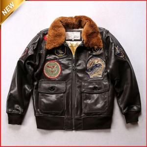 本革フライトジャケット 本革ジャケット 牛革 アメリカG1空軍服 綿入り