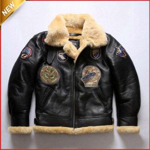 B-3ムートンジャケット ムート B3 フライトジャケット 革ジャン