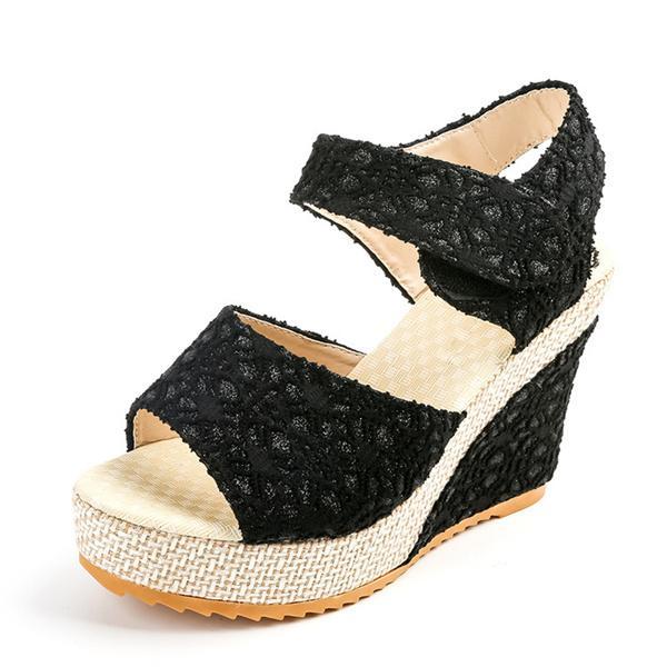 サンダル レディース ヒール 厚底 ウェッジソール ストラップ おしゃれ ジュート巻き 大きいサイズ...