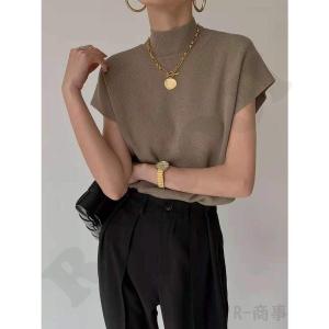 Tシャツ レディース サマーニット ス カット...の詳細画像3
