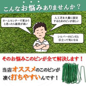 人工芝 ピン 押さえピン 50本 U字ピン 防...の詳細画像1