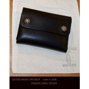 ButtonWorksAmerica　ボタンワークス【♯Concho-Small.Pouch/スモールポーチ”ブラック｜kkp