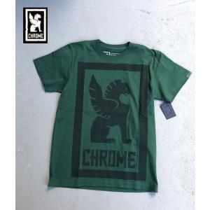 クローム　CHROME　日本限定モデル　ビッグロックアップ　Tシャツ　メッセンジャー　アメリカ｜kkp