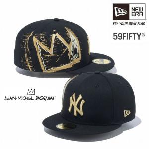 ニューエラ　NEW ERA　59FIFTY　ジャン=ミシェル・バスキア ニューヨーク・ヤンキース ブラック　限定モデル　在庫限り　13772673