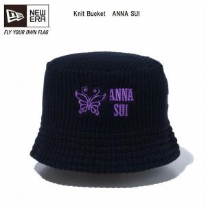 ニューエラ　NEWERA　ニットバケット　Knit Bucket　ニットバケット Knit Bucket ANNA SUI アナ スイ ブラック　 14124295　在庫限り｜kkp