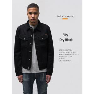 ヌーディージーンズ　NudieJeans　BILLY　Gジャン　ビリー　デニムジャケット　ブラック　北欧　スウェーデン｜kkp