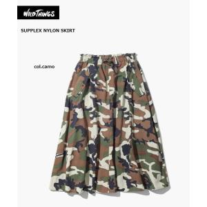 WildThings　ワイルドシングス　サプレックス　ナイロン　スカート　CAMO　カモ　レディス　SUPPLEX NYLON SKIRT　アウトドア　アメリカ｜kkp