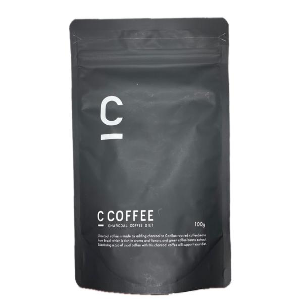 C COFFEE 100g MCTオイル チャコールコーヒーダイエット ブラジル産コーヒー豆100%...
