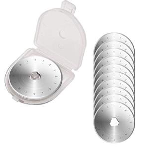 Wolfride 10枚セット ロータリーカッター替刃 28mm マルカッター円形ブレード