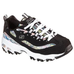 スケッチャーズ 149243 SKECHERS D'LITES SMOOTH GLIDE スニーカー レディース 婦人 ウィメンズ BKMT ブラック/マルチ WMLT ホワイト/マルチ 靴