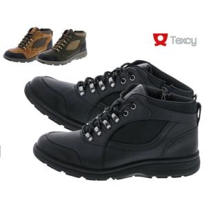 アウトレット テクシー Texcy TM-3012 TM3012 スノーブーツ ショートブーツ 防寒ブーツ メンズ 紳士 防水 防滑 3E ブラック カーキ キャメル 靴