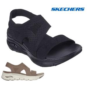 【送料無料(北海道、沖縄除く)】 スケッチャーズ SKECHERS 119458 ARCH FIT-BRIGHTEST DAY スポーツサンダル レディースサンダル 婦人 靴 BBK ブラック MOC モカ｜シューズショップ シンプル