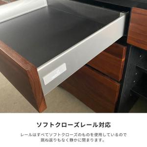 キッチンカウンター 食器棚 ロータイプ カップ...の詳細画像1