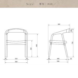 ダイニングチェア white 単品 おしゃれ ...の詳細画像4