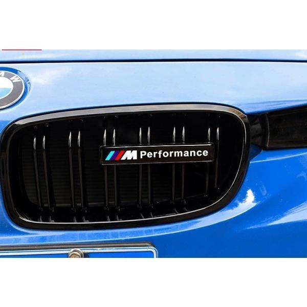 ///M performance BMW グリルバッジ 車フロントグリル LEDライト 1個 エンブ...