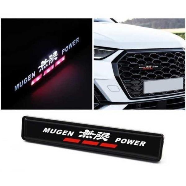 送料無料 MUGEN 無限 LED エンブレム HONDA グリルバッジ 光るエンブレム HONDA...