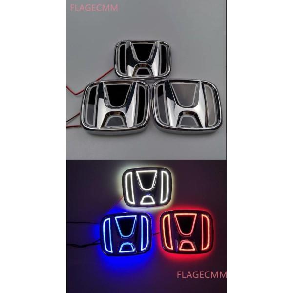 ホンダ LED エンブレム 3色