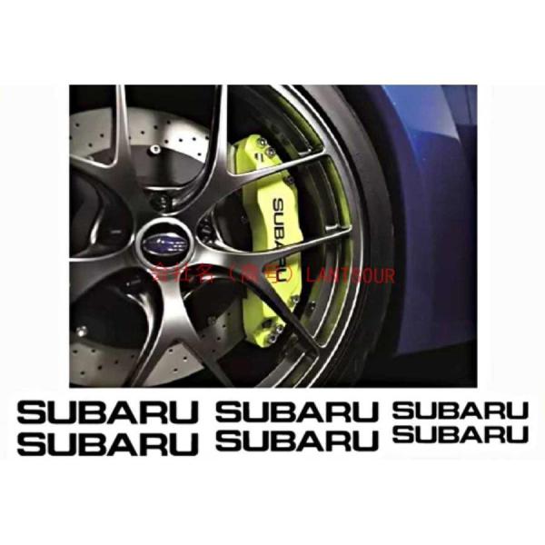 SUBARU 耐熱デカール ステッカー ◇ブレーキキャリパー ドレスアップ インプレッサ フォレスタ...