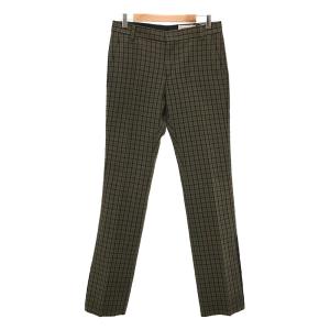 【美品】  COACH / コーチ | GINGHAM STRAIGHT LEG TROUSER パンツ | 30 | グリーン/ブラウン | メンズ｜kldclothing