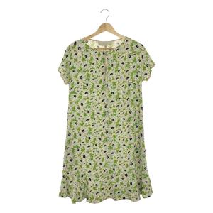 【美品】  STELLA McCARTNEY / ステラマッカートニー | 総柄 ショートスリーブワンピース | 38 | マルチカラー | レディース｜kldclothing