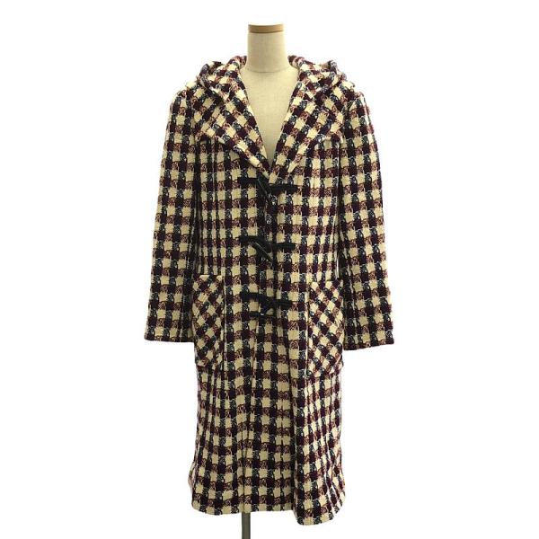 CHANEL / シャネル | 2006AW | ウール ツイード ココマーク ダッフルコート | ...