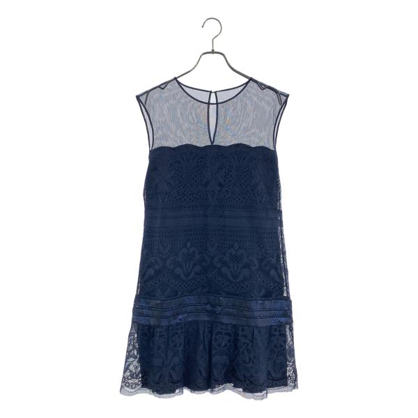 ALBERTA FERRETTI / アルベルタフェレッティ スパンコール 装飾 レース ワンピース...