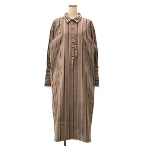 madder madder / マダマダ | long tie shirt dress ワンピース | ブラウン | レディース｜kldclothing