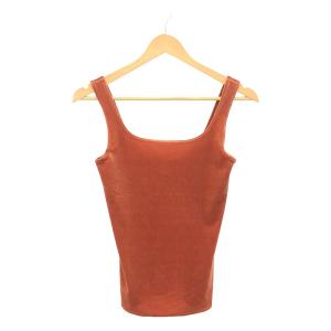 【美品】  SIMONE WILD / シモーネワイルド | VELVET SINGLET タンクトップ | M | オレンジ | レディース｜kldclothing