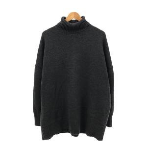 CINOH / チノ | オーバーサイズハイネックニット | F | チャコールグレー | レディース｜kldclothing