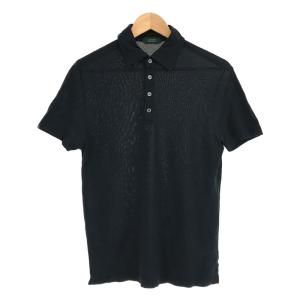 【美品】  ZANONE / ザノーネ | シェルボタン コットン ポロシャツ | 48 | ネイビー | メンズ｜kldclothing