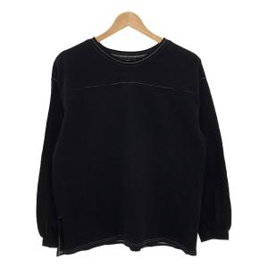 NIGEL CABOURN WOMAN / ナイジェルケーボンウーマン | FOOTBALL T-SHIRT フットボール Tシャツ | 6 | ネイビー | レディース｜kldclothing