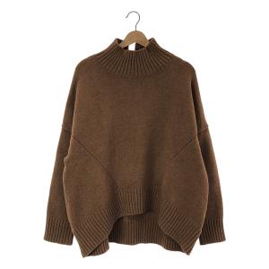 Deuxieme Classe / ドゥーズィエムクラス | 【CINOH / チノ】 タートル ニット プルオーバー | F | ブラウン | レディース｜kldclothing