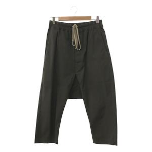 【新品】  Rick Owens / リックオウエンス | × OLMAR and MIRTA ドローストリング サルエル クロップドパンツ | 46 | ダークダスト｜kldclothing