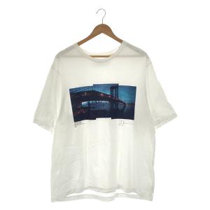 JOHN MASON SMITH / ジョンメイソンスミス | 2020AW | × COLINE LANE コーリン レーンコラボ S/S T-SHIRT （MANHATTAN BRIDGE） フォト プリント Tシャツ | XL｜kldclothing