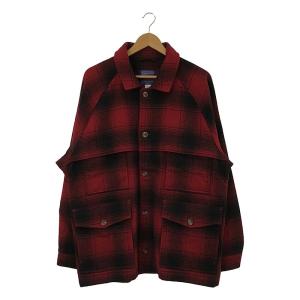 PENDLETON / ペンドルトン | 推定1980s〜 USA製 vintage / ヴィンテージ オンブレチェック マッキーノジャケット | M | レッド/ブラック｜kldclothing