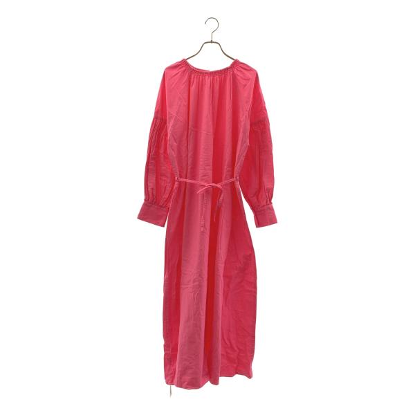 Omekashi / オメカシ コットン リネン ギャザー ボリューム ワンピース