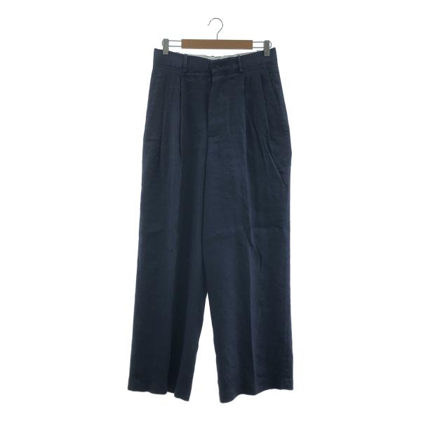 HED MAYNER | Elongated Trousers リネン ウール 2タック ワイドスラ...