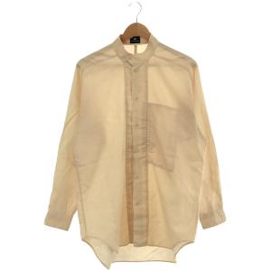 ISSEY MIYAKE / イッセイミヤケ | 80s 〜 90s バンドカラー ヨークスリーブ シャツ | M | アイボリー | メンズ｜kldclothing