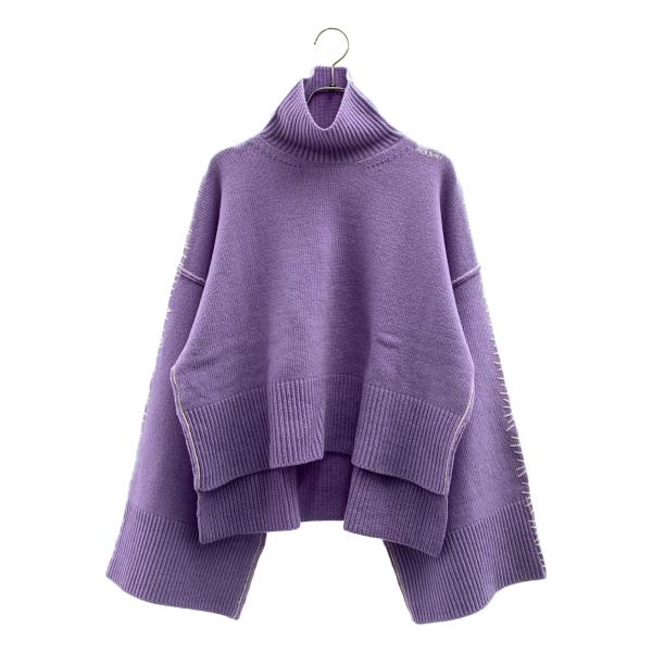 MARNI / マルニ WOOL TURTLENECK SWEATER LOGO EMBROIDER...
