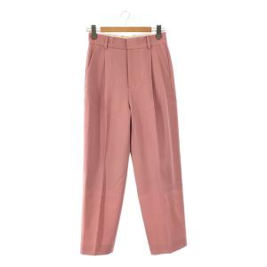 【新品】  6(ROKU) / ロク | KARSEY PANTS センタープレス タックパンツ pink | 38 | ピンク｜kldclothing